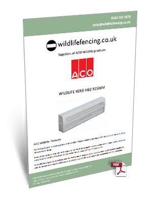 ACO Wildlife Kerb