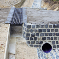 Special solution: separate water drainage