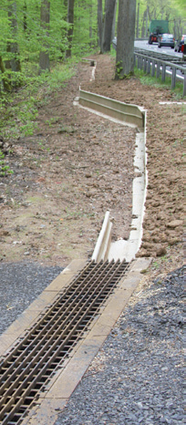 Installation in a Gravel Path