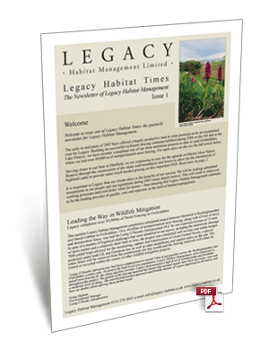 Legacy Habitat Issue 1