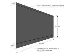 Caudon® Semi-permanent Grass Snake Fencing